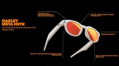 Óculos de Sol Unissex Oakley Meta HSTN - Foto 6