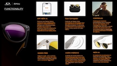 Óculos de Sol Unissex Oakley Meta HSTN - Foto 7