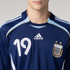 Camisa Argentina II 2006 Messi Torcedor adidas Masculina - Foto 9