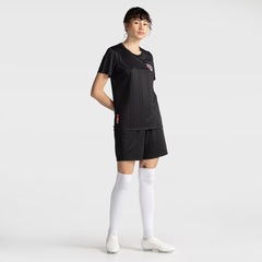 Camisa do São Paulo Embossed Feminina - Foto 3