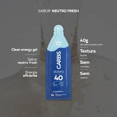 Energético em Gel Carbs Gel Dobro 40 Neutro Fresh Cafeína - Foto 2