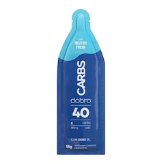 Energético em Gel Carbs Gel Dobro 40 Neutro Fresh Cafeína - Foto 1