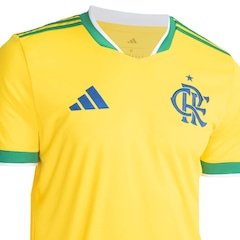 Camisa adidas Flamengo Brasil 26 Masculina - Foto 3