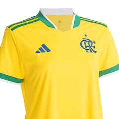 Camisa adidas Flamengo Brasil 26 Feminina - Foto 3