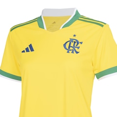 Camisa adidas Flamengo Brasil 26 Feminina - Foto 4