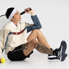 Tenis Asics gel Dedicate 9 Clay - Masculino - Foto 3