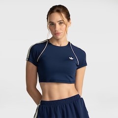 Blusa Cropped adidas Training Feminina - Foto 1