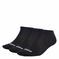 Kit Meias adidas Cano Baixo com 3 Pares - Adulto - Foto 1