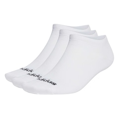 Kit Meias adidas Cano Baixo com 3 Pares - Adulto - Foto 1