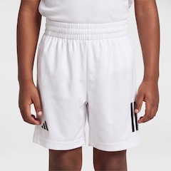 Short adidas Club B 3 Listras Infantil - Foto 1
