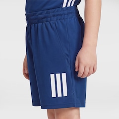 Short adidas Club B 3 Listras Infantil - Foto 5