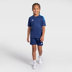 Short adidas Club B 3 Listras Infantil - Foto 6