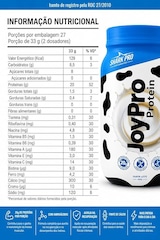 Whey Protein Shark Pro JoyPro Pote Leite - Foto 2