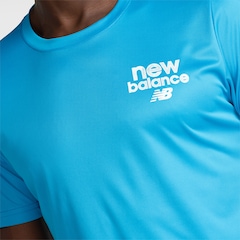 Camiseta New Balance Left Chest Graph Masculina - Foto 4