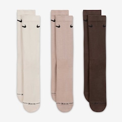 Kit Meia 3 pares Unissex Nike U Nk Ed Elvd Crw - Foto 1