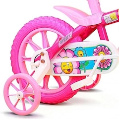 Bicicleta Nathor Flower Aro 12 Infantil - Foto 2