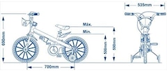 Bicicleta Aro 16 Nathor Tech Boys - Foto 2