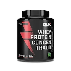Whey Protein Dux Concentrado Chocolate 450g - Foto 1