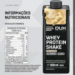 Shake Dux Nutrition Chocolate Branco - Foto 2