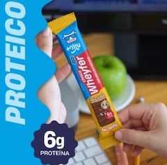 Barra de Proteína Wheyfer Mais Mu Paçoquita - Foto 1
