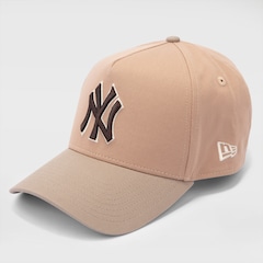 Boné Unissex New Era 940AF NY Yankees Mocha Mousse Aba Curva - Foto 1