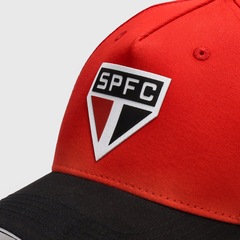 Boné Unissex do São Paulo Super Cap Silk Bordado Aba Curva - Foto 3