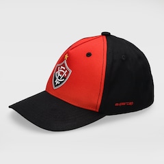 Boné Unissex do Vitória Super Cap Silk Relevo Escudo Aba Curva - Foto 1