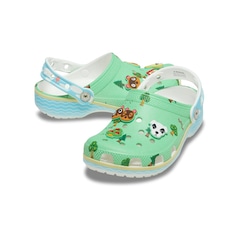 Chinelo Infantil Crocs Classic Clog Animal Crossing - Foto 6