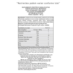 Whey Protein Optimum Gold Standard 100%  Morango - 2lbs - Foto 2