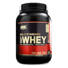 Whey Protein Optimum Gold Standard 100%  Morango - 2lbs - Foto 1