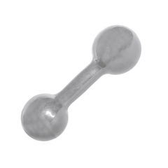 Halter Emborrachado Acte Sports - 4kg - Foto 2