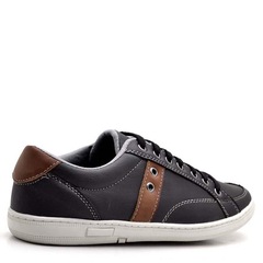 Kit Stopp com Sapatênis + Meia + Cinto Casual 19 - Adulto - Masculino - Foto 3