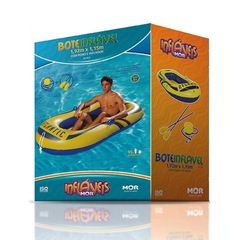 Bote Mor Atlantis Inflável com Remos e Inflador - Foto 3