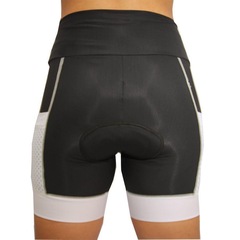 Bermuda de Ciclismo D&A Collection com Bolso de Tela - Feminina - Foto 3
