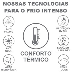 Calça Térmica RT  Segunda Pele Frio Intenso - Feminina - Foto 4