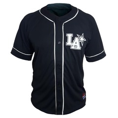 Camisa de Beisebol Esporte Fujiya Jersey LA - Masculina - Foto 1