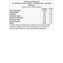 Whey Protein Isolado Dymatize Nutrition Iso 100 -  Baunilha - 1342g - Foto 2