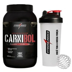 Whey Protein Integralmédica Carnibol - Chocolate 907g + Coqueteleira - Foto 1