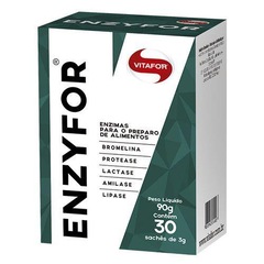 Enzimas Digestivas Vitafor Enzyfor - 30 Sachês de 3g - 2 Caixas - Foto 2