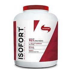 Whey Protein Isolado Vitafor Isofort - Baunilha - 1,8Kg - Foto 1