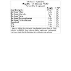 Ômega 3 Vitafor Mega DHA - 120 Cápsulas - 2 Frascos - Foto 4