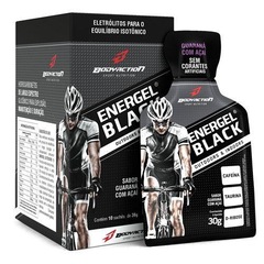 Energético em Gel Body Action Energel Black - Guaraná com Açaí - Caixa com 10 Sachês - Foto 1