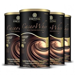 Whey Protein Essential Nutrition Cacao Whey - 4 Unidades com 450g Cada - Foto 1