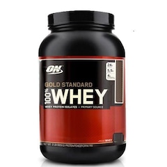 Whey Protein Optimum Nutrition Gold Standard 100% Whey - Doce de Leite - 909g - Foto 1