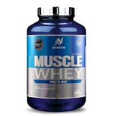 Whey Protein NeoNutri Muscle Whey Proto NO2 - Baunilha - 900g - Foto 1