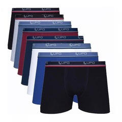 Kit Lupo: 8 Cuecas Boxer Cotton Confort 523002 - Foto 1
