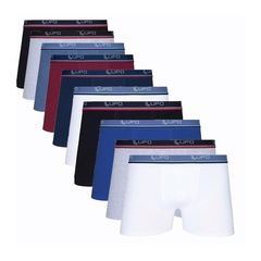 Kit Lupo Cueca Boxer Cotton Confort 523002 - 10 unidades - Adulto - Foto 1