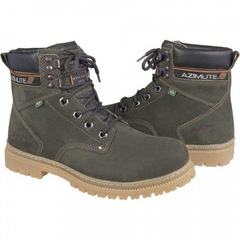 Bota Adventure Azimute Pedra em Couro e Palmilha Gel - Adulto - Foto 3