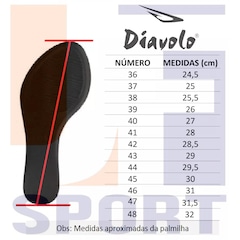 Chuteira Society Diavolo Classic em Couro - Foto 5