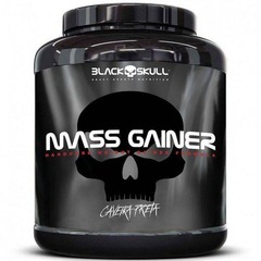 Hipercalórico Black Skull Mass Gainer Caveira Preta - Baunilha - 3Kg - Foto 1